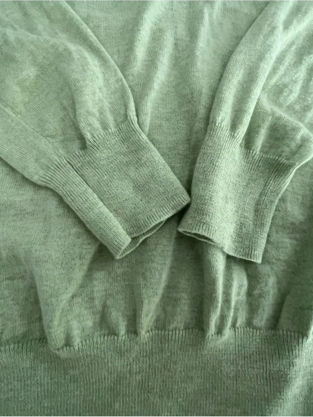 J. Crew Pale Mint V-Neck Sweater - Size XS